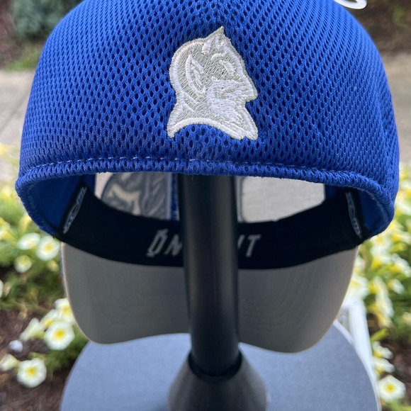 Duke Hat White and Blue onefit fitted embroidered collegiate cap - Picture 6 of 6